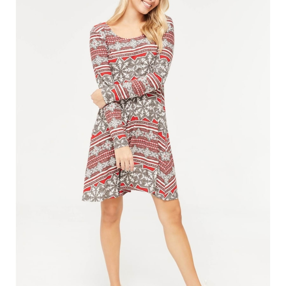 Festive skater dress